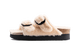 Birkenstock Boston Big Buckle Platform Shearling Teddy Eggshell