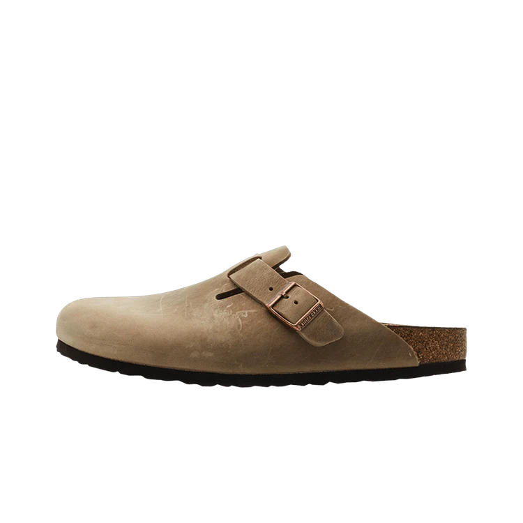 Birkenstock Boston Soft Footbed Oiled Leather Tobacco Brown