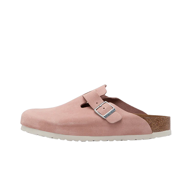 Birkenstock Boston Soft Footbed Suede Pink Clay