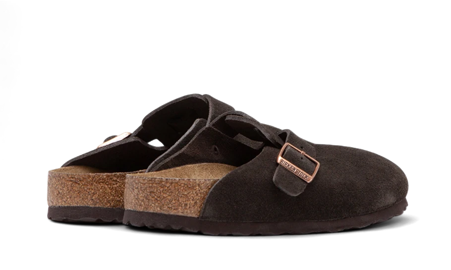 Birkenstock Boston Suede Mocca