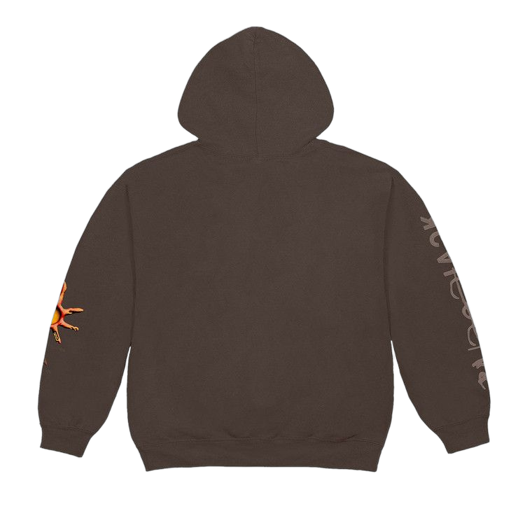 Cactus Jack by Travis Scott Reverse Dog Zip Up Hoodie Brown
