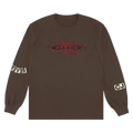 Cactus Jack by Travis Scott Reverse Jack Long-Sleeve Tee Brown