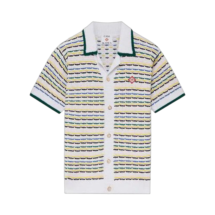Casablanca Tuck Stitch Shirt Multicolor