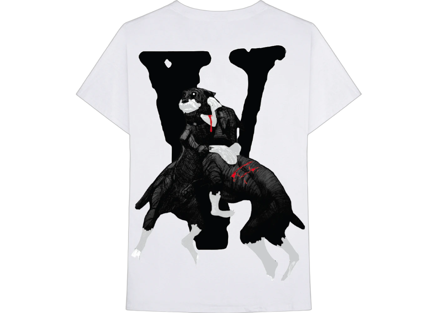 City Morgue x Vlone Dogs Tee White