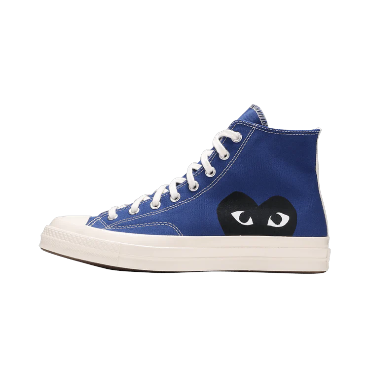 Converse Chuck Taylor All Star 70 Hi Comme des Garcons PLAY Blue Quartz, Blue Quartz/Egret/Black (171846C)