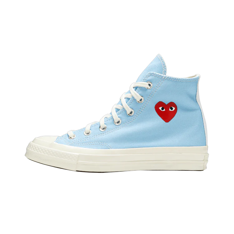 Converse Chuck Taylor All Star 70 Hi Comme des Garcons PLAY Bright Blue, Bright Blue (168300C)
