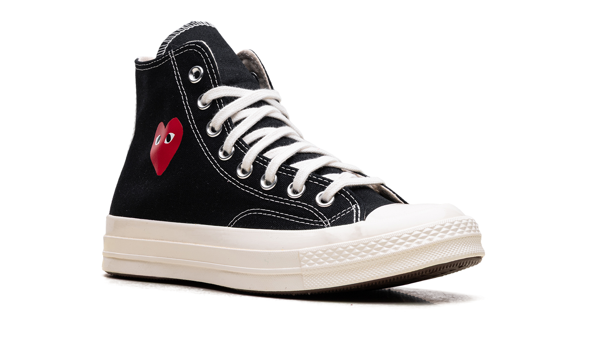Converse Chuck Taylor All Star 70 Hi Comme des Garcons PLAY Single Heart Black