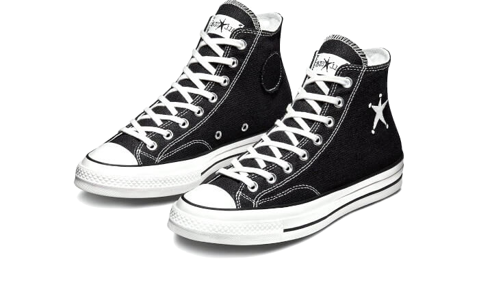 Converse Chuck Taylor All Star 70 Hi Stussy Black, Black/White/Black (A01765C)