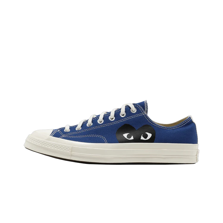 Converse Chuck Taylor All Star 70 Ox Comme des Garcons PLAY Blue Quartz, Blue Quartz/Egret/Black (171848C)