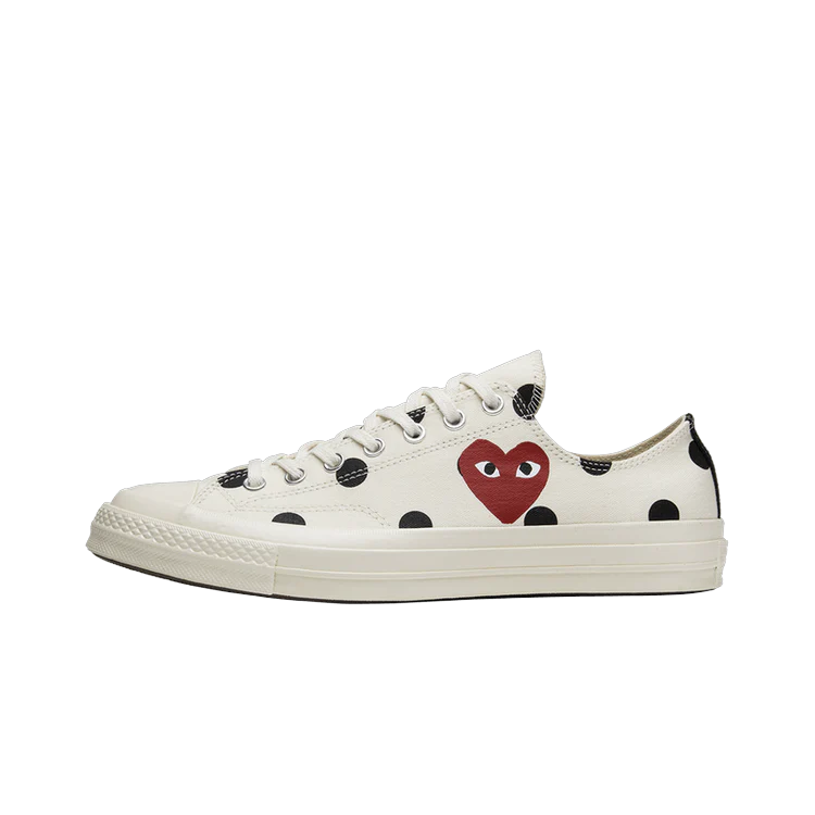 Converse Chuck Taylor All Star 70 Ox Comme des Garcons PLAY Polka Dot White, White/Black-Red (157249C)