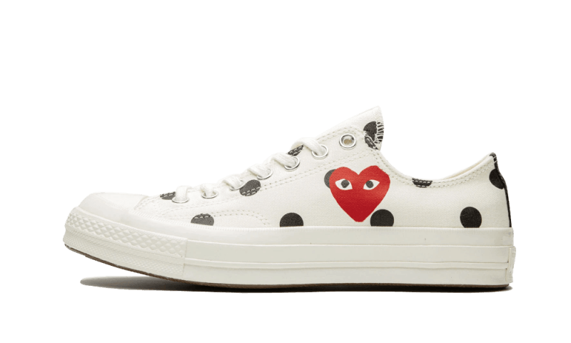 Converse Chuck Taylor All Star 70 Ox Comme des Garcons PLAY Polka Dot White