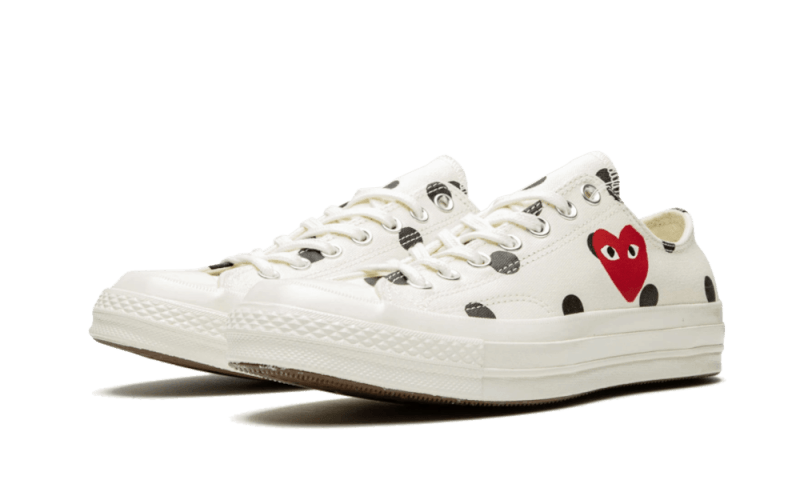 Converse Chuck Taylor All Star 70 Ox Comme des Garcons PLAY Polka Dot White