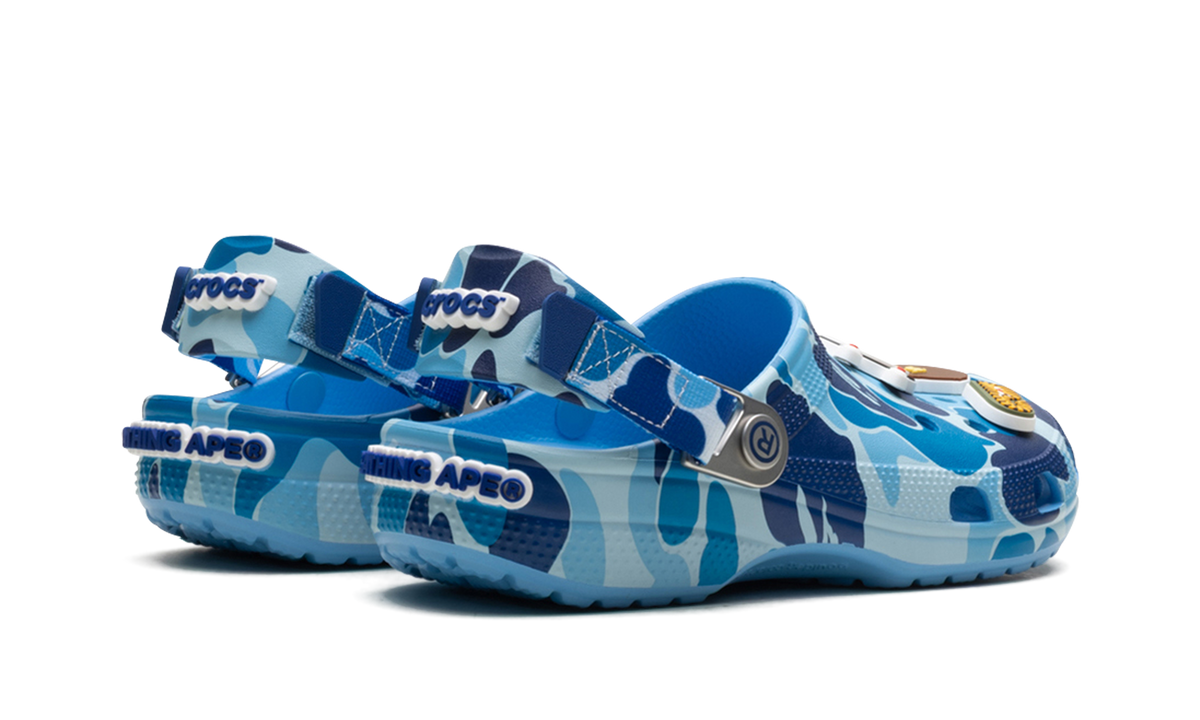 Crocs Classic Clog A Bathing Ape ABC Camo Blue
