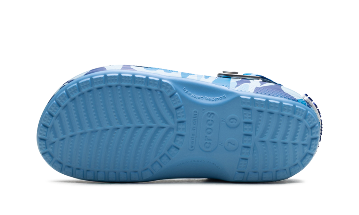 Crocs Classic Clog A Bathing Ape ABC Camo Blue
