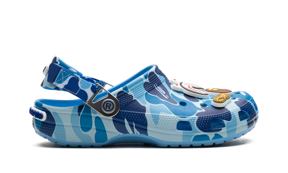 Crocs Classic Clog A Bathing Ape ABC Camo Blue