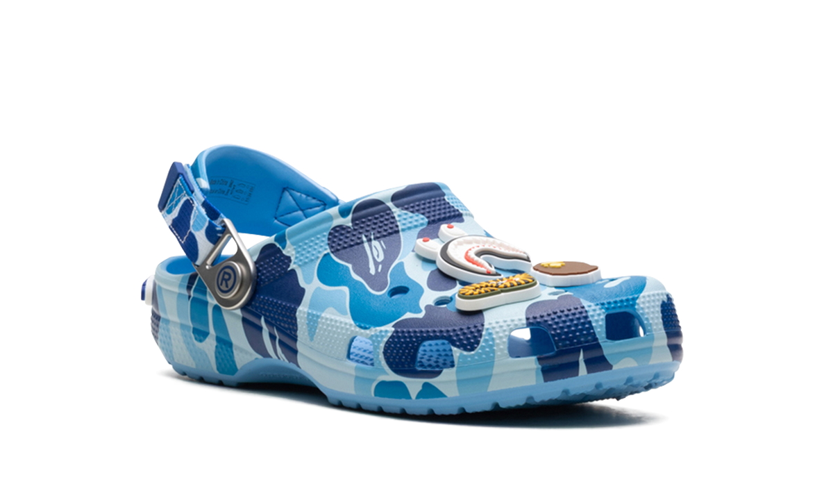 Crocs Classic Clog A Bathing Ape ABC Camo Blue