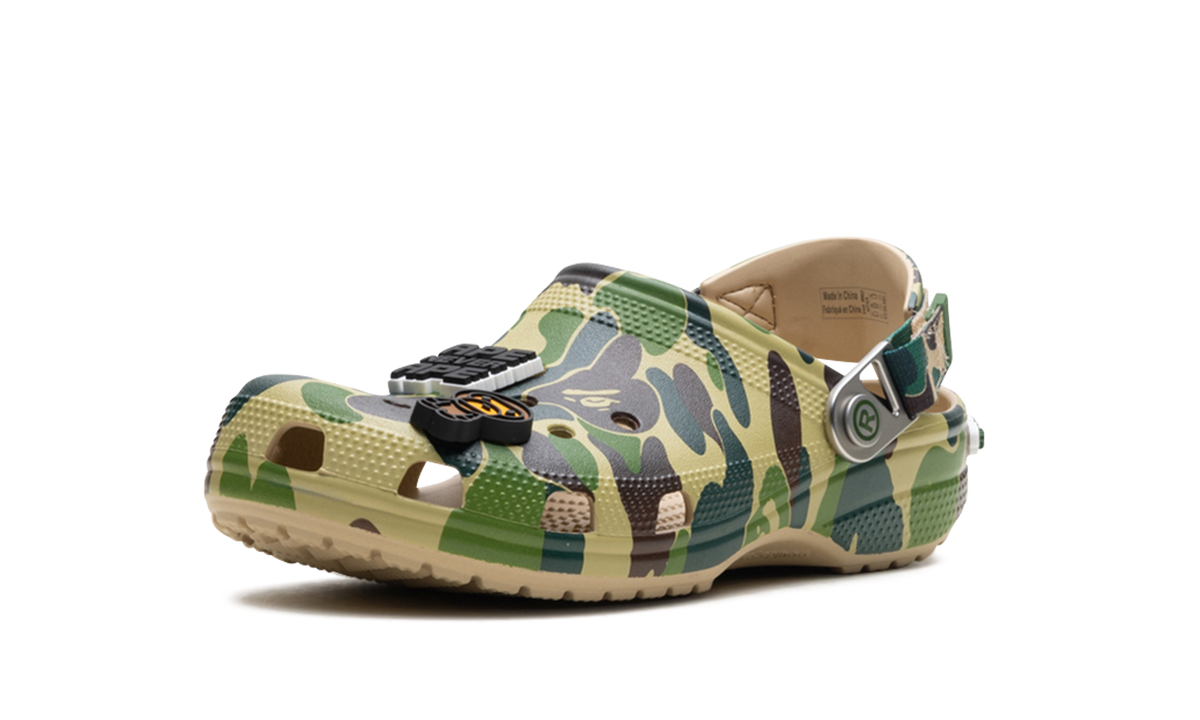 Crocs Classic Clog A Bathing Ape ABC Camo Green