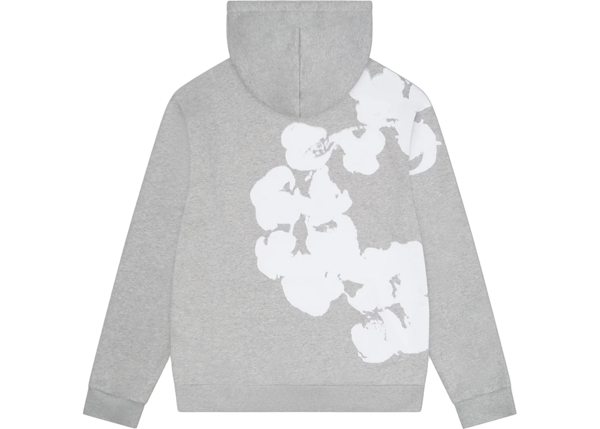 Denim Tears Big Cotton Wreath Hoodie Grey