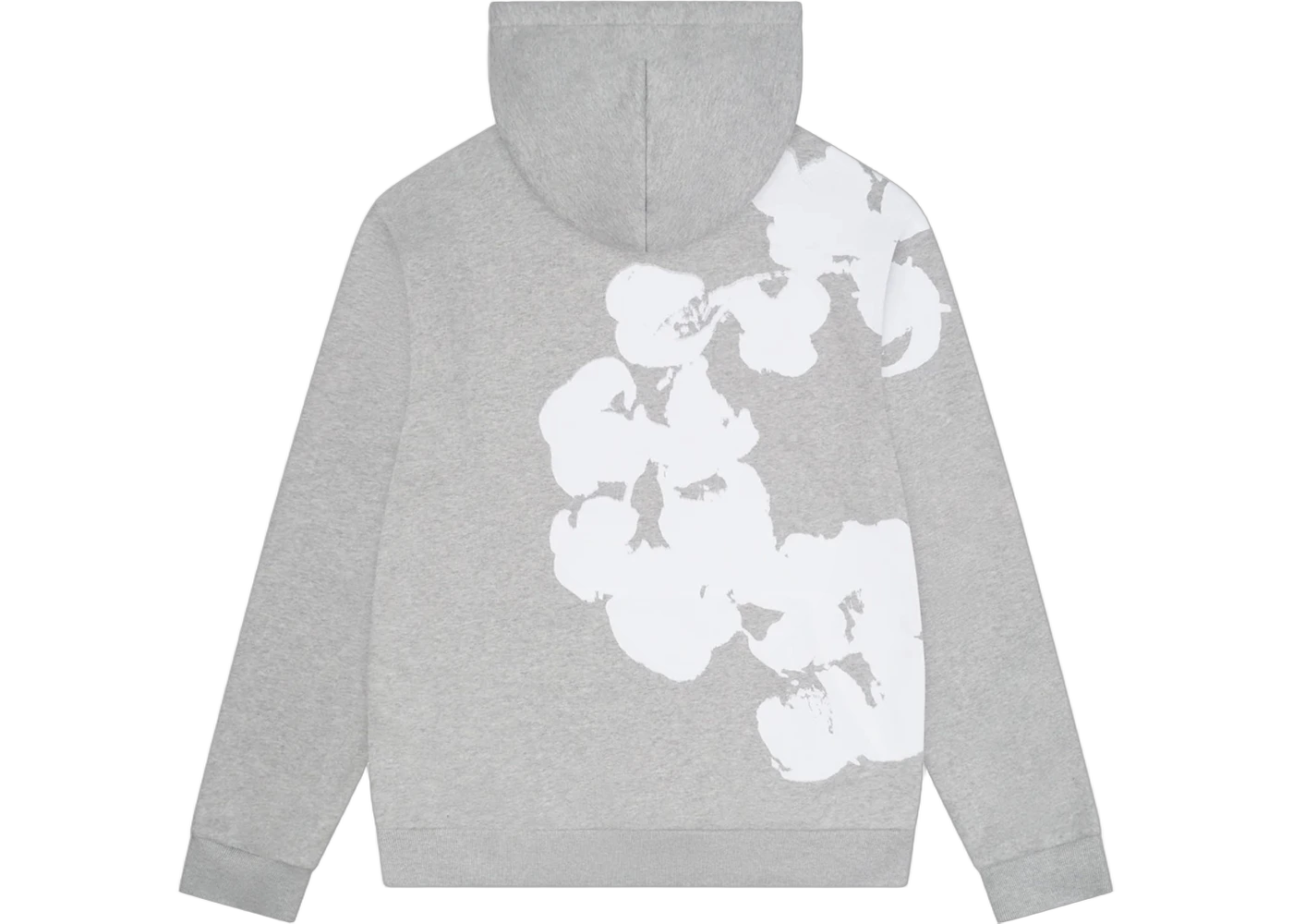 Denim Tears Big Cotton Wreath Hoodie Grey