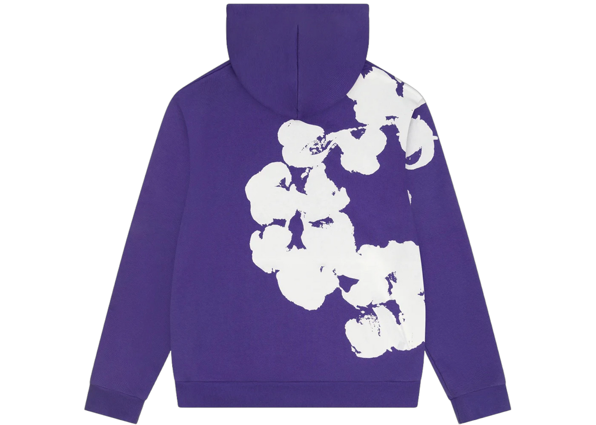 Denim Tears Big Cotton Wreath Hoodie Purple