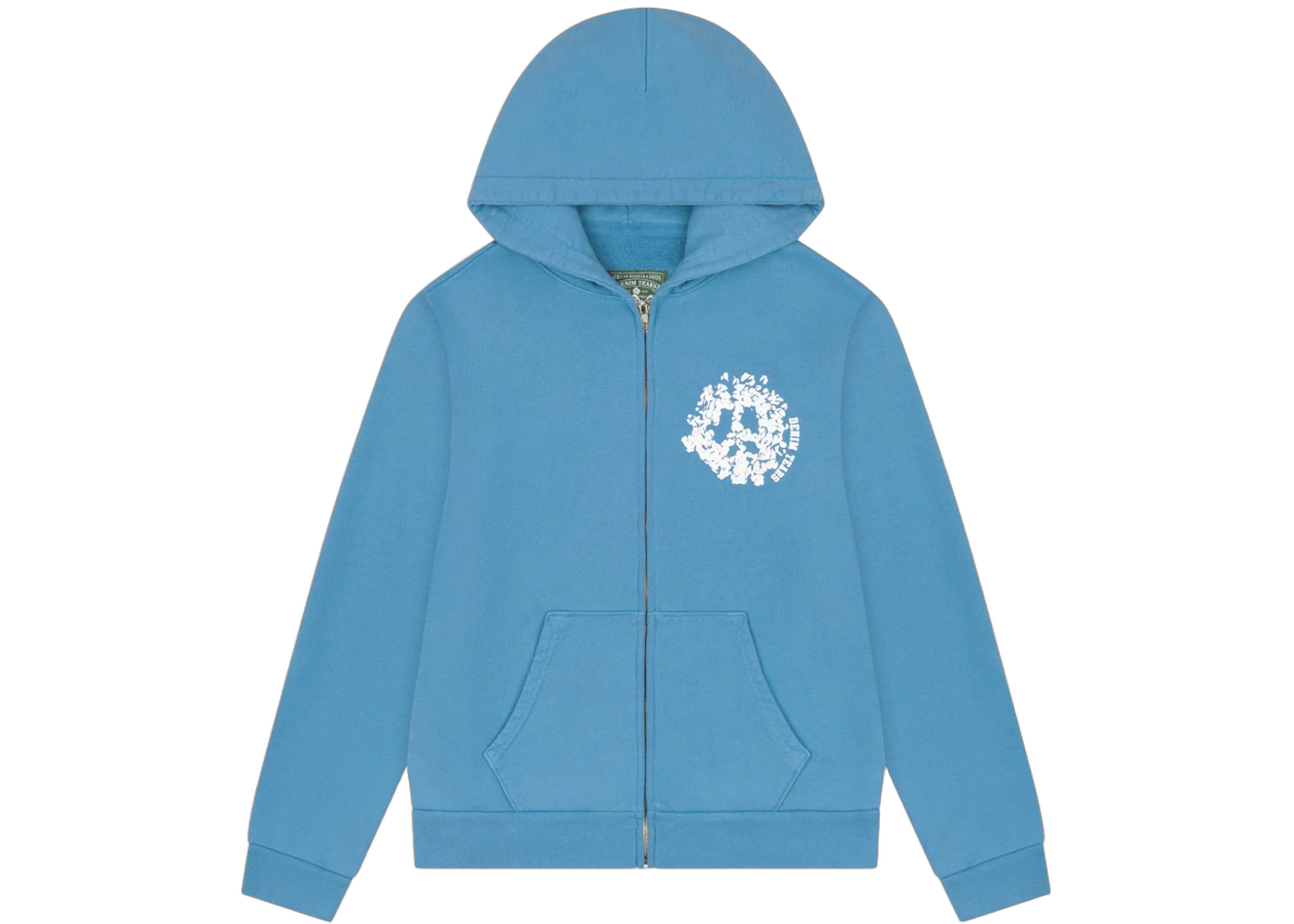 Denim Tears Denim University Zip Hoodie Light Blue