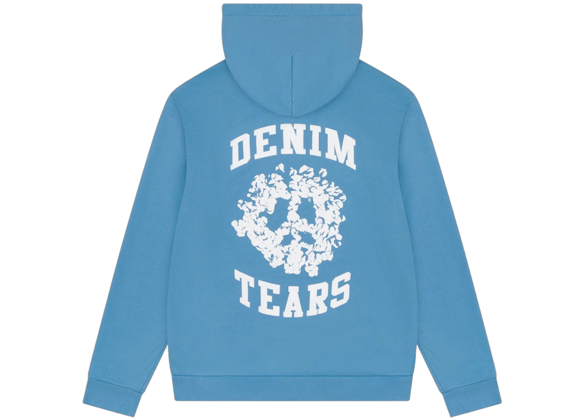 Denim Tears Denim University Zip Hoodie Light Blue