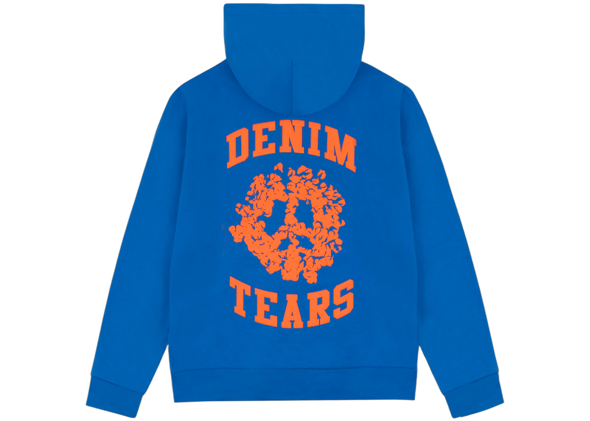 Denim Tears Denim University Zip Hoodie Royal Blue