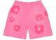 Denim Tears Mono Cotton Wreath Sweat Shorts Pink