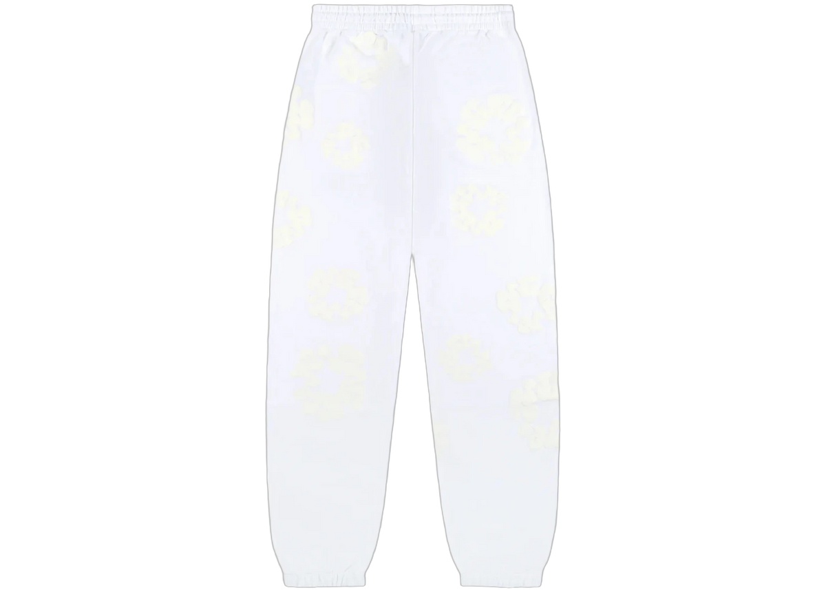 Denim Tears Mono Cotton Wreath Sweatpants White