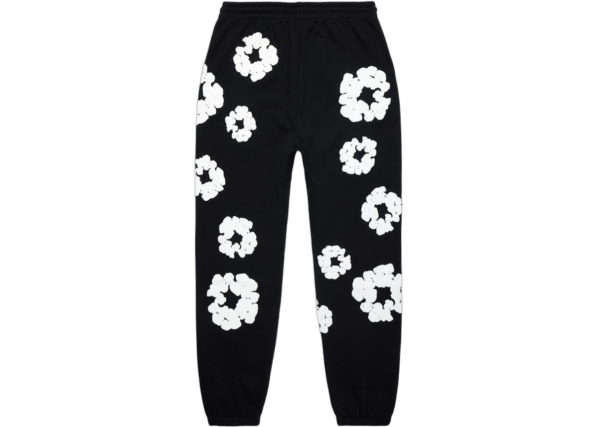 Denim Tears The Cotton Wreath Sweatpants Black