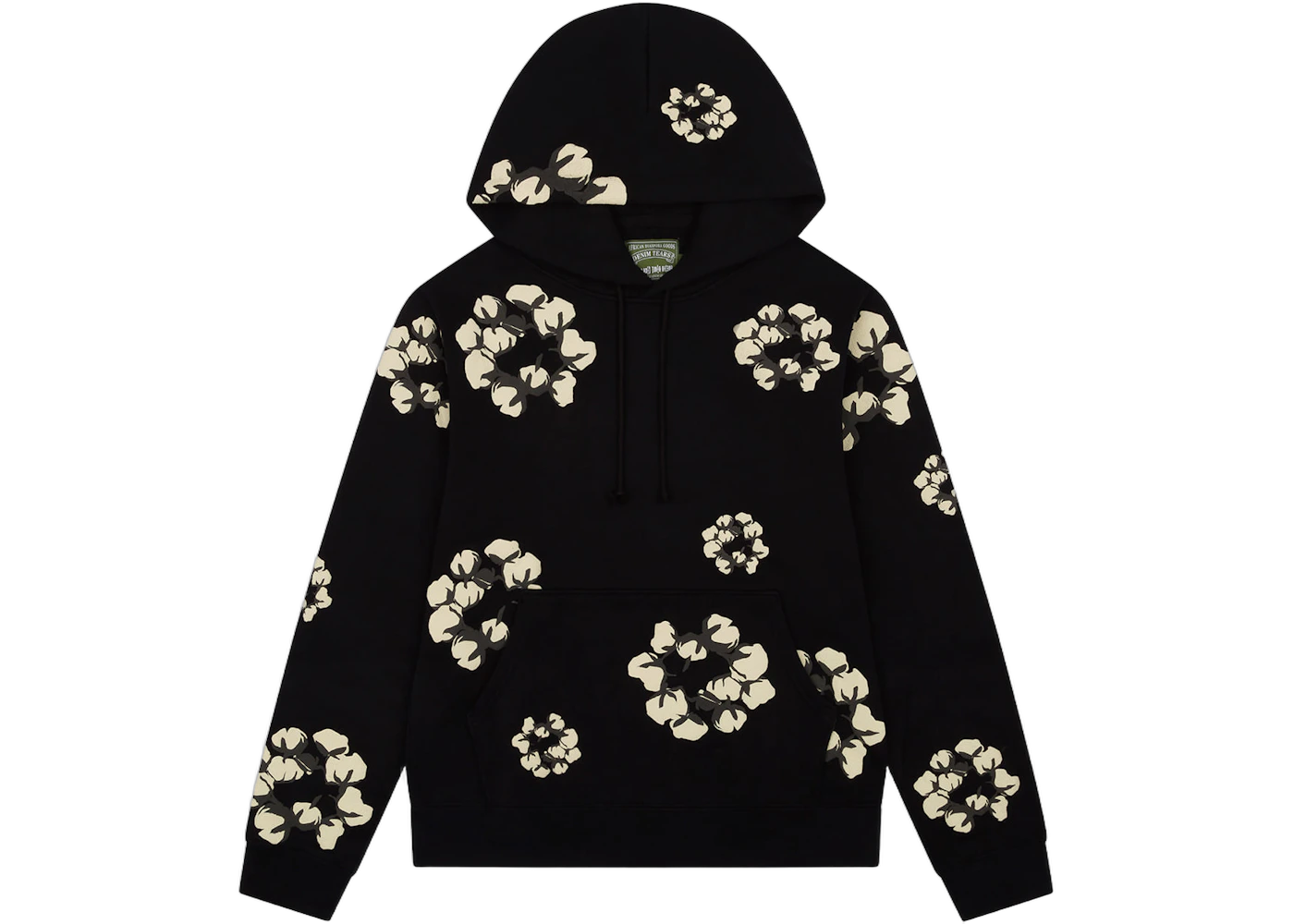 Denim Tears x Cactus Plant Flea Market Cactus Tears Wreath Hoodie Black, Black (FW24THD025)