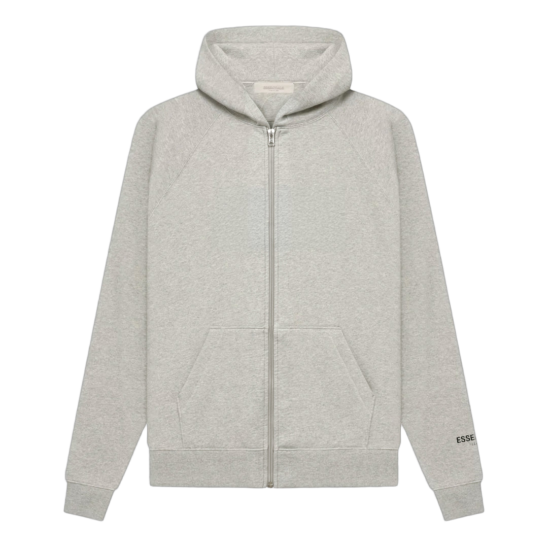 Fear Of God Essentials SS21 Zip Hoodie Oatmeal