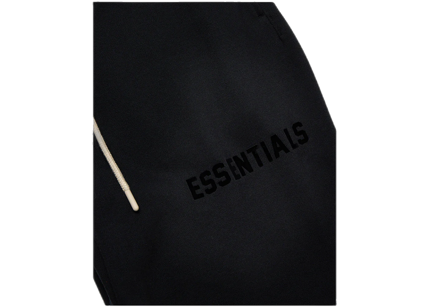 Fear of God Essentials Cream Drawstring Sweatpant Jet Black