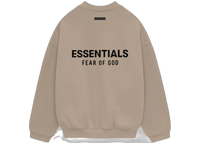 Fear of God Essentials Fleece Crewneck Desert Sand