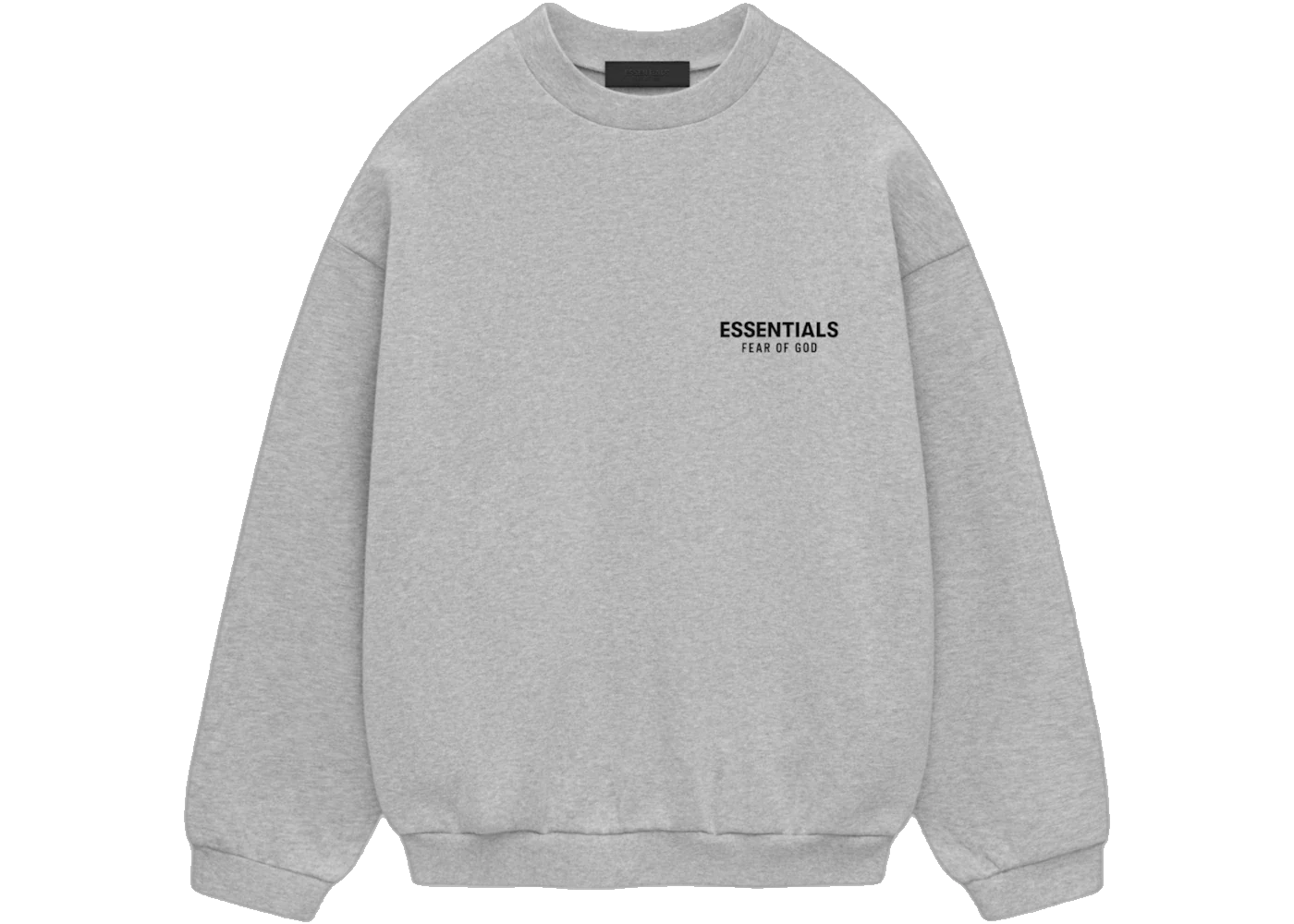 Fear of God Essentials Fleece Crewneck Light Heather Gray