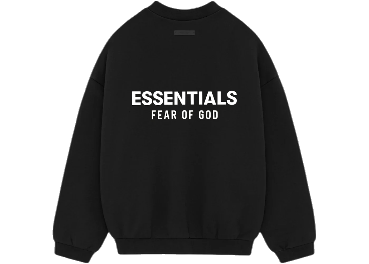 Fear of God Essentials Fleece Crewneck (FW24) Black
