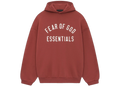 Fear of God Essentials Fleece Hoodie Crimson