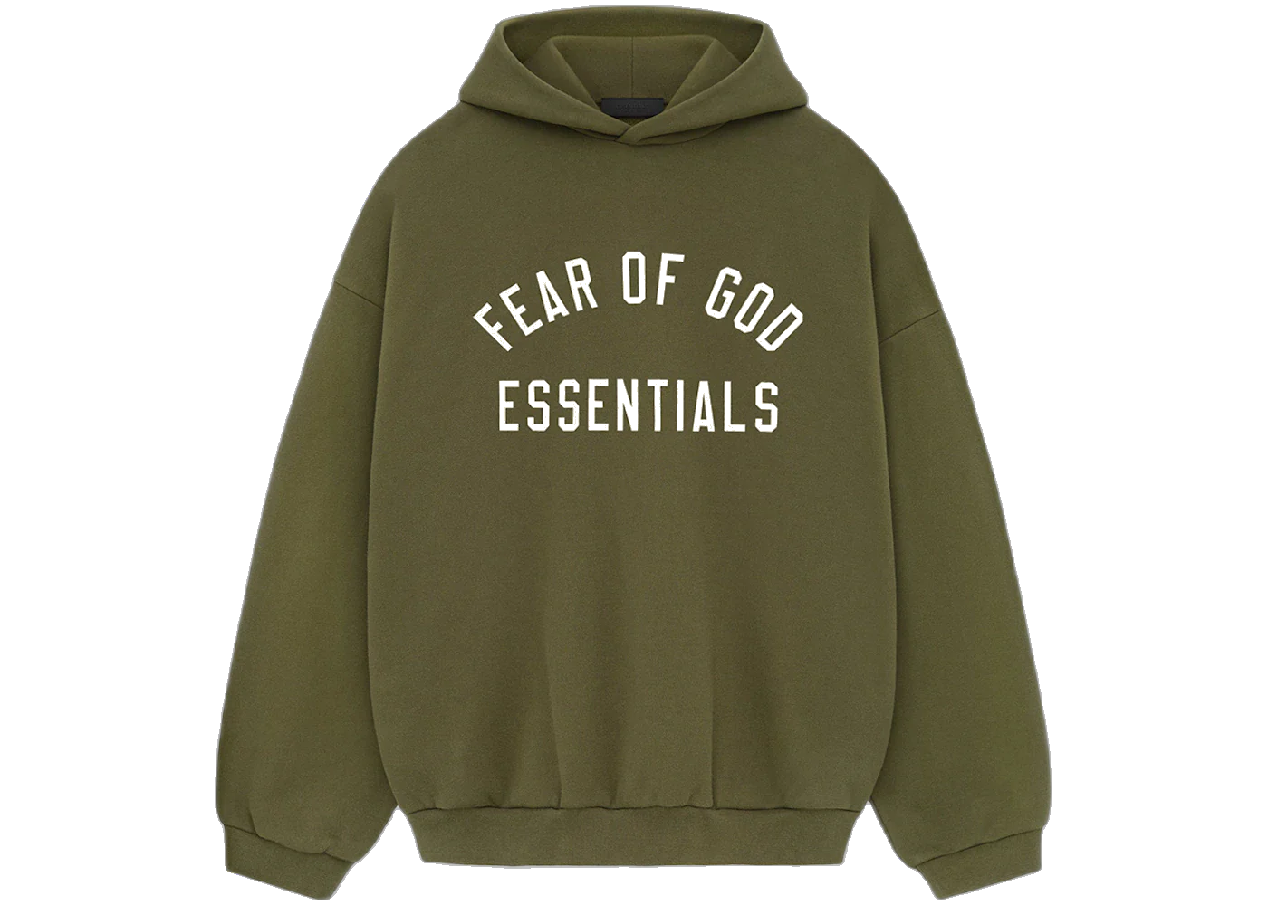 Fear of God Essentials Fleece Hoodie Military