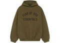Fear of God Essentials Fleece Hoodie Olive