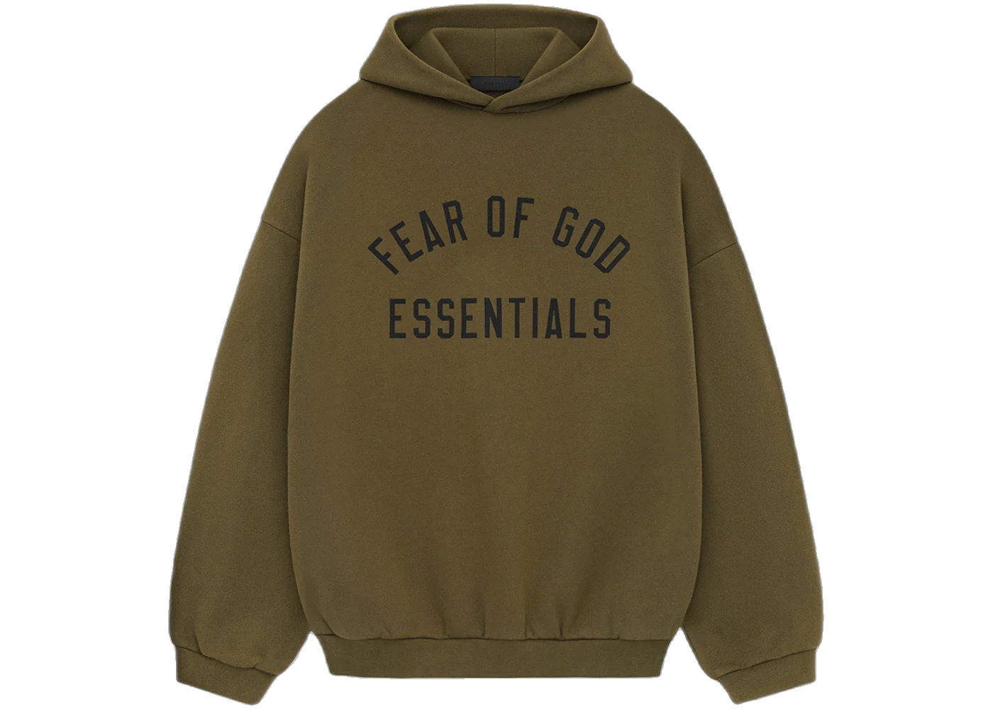 Fear of God Essentials Fleece Hoodie Olive, Olive (192BT246254F)