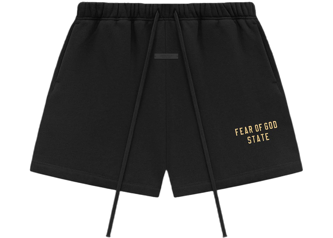 Fear of God Essentials Fleece Soccer Short Black