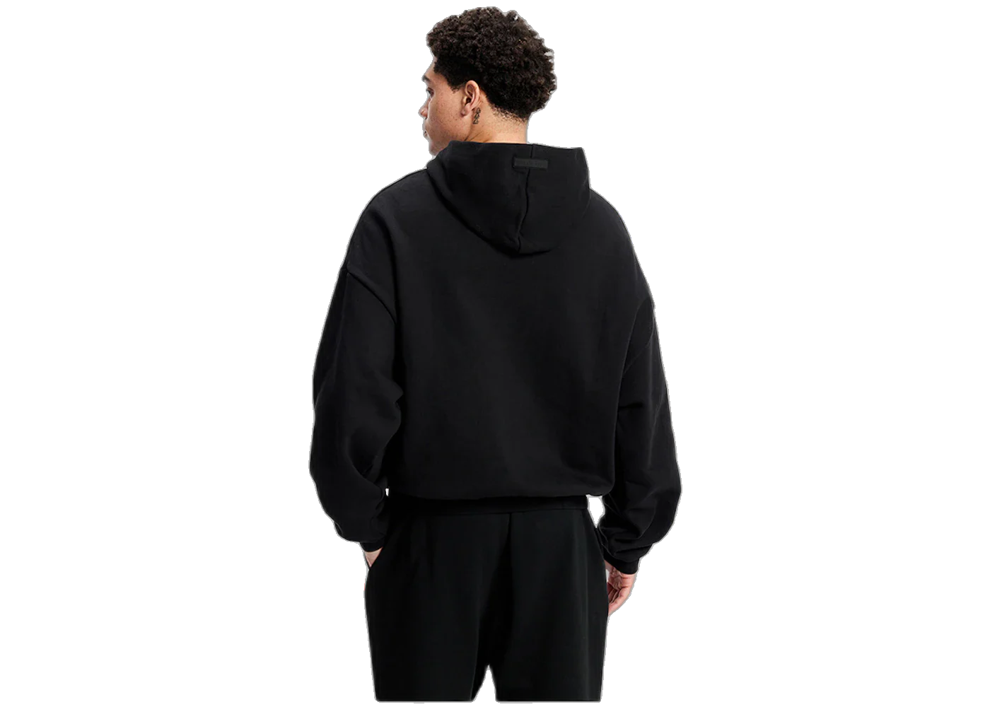 Fear of God Essentials Hoodie Jet Black