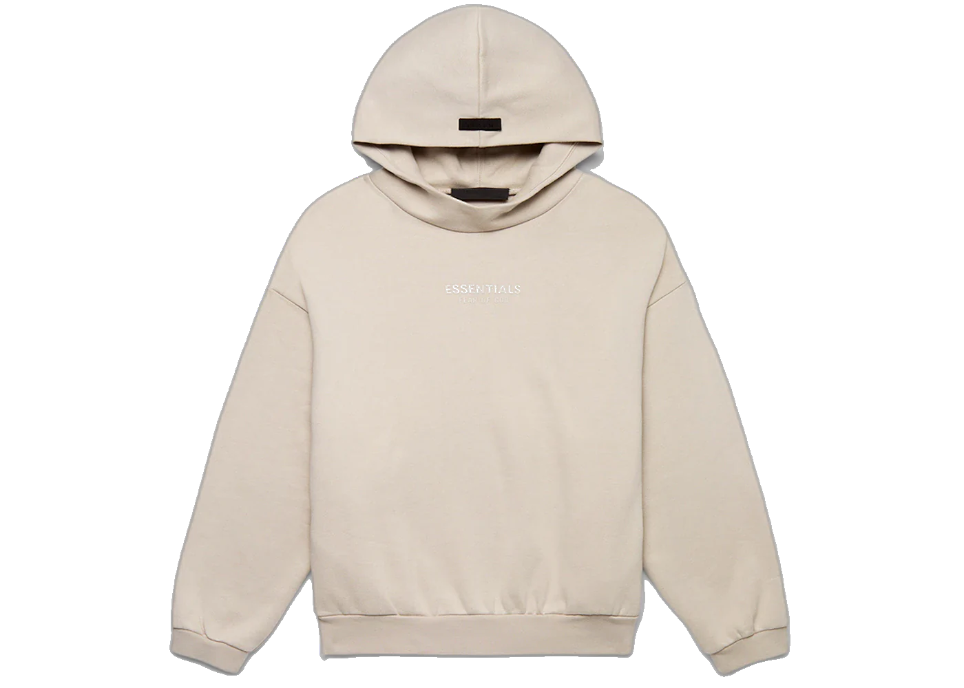 Fear of God Essentials Hoodie Silver Cloud