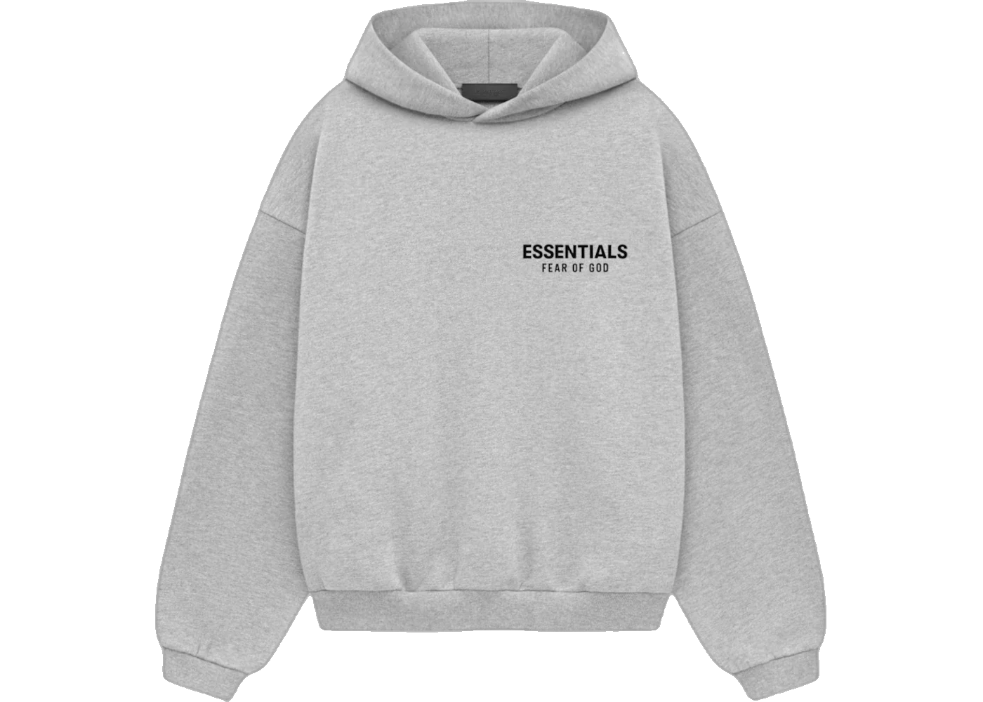 Fear of God Essentials Kids Fleece Hoodie Light Heather Gray