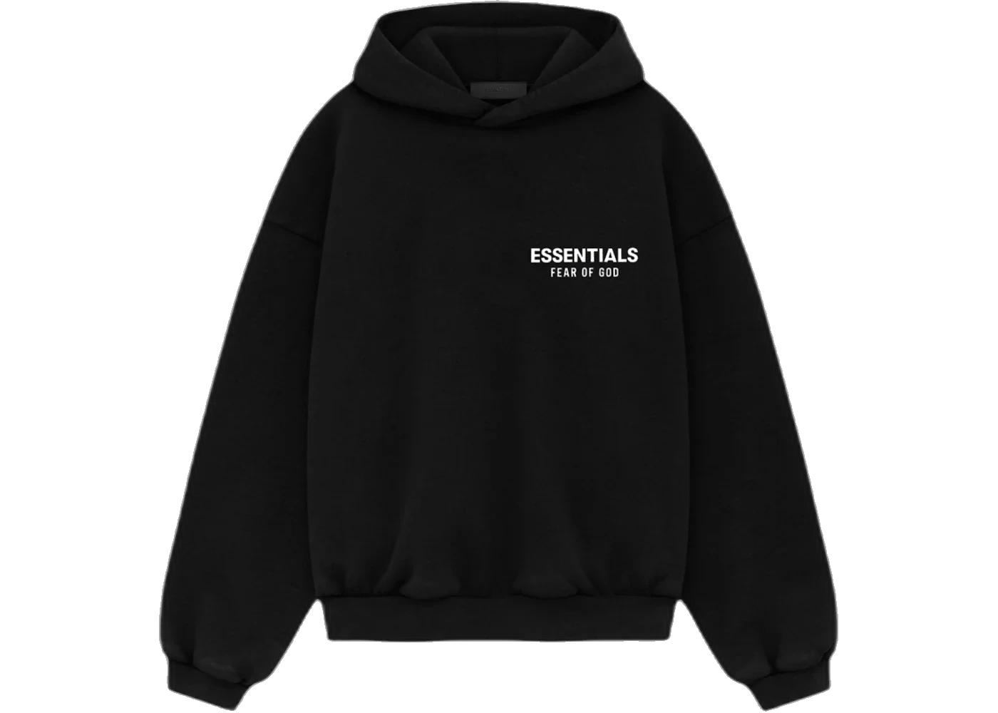 Fear of God Essentials Kids Fleece Hoodie (FW24) Black