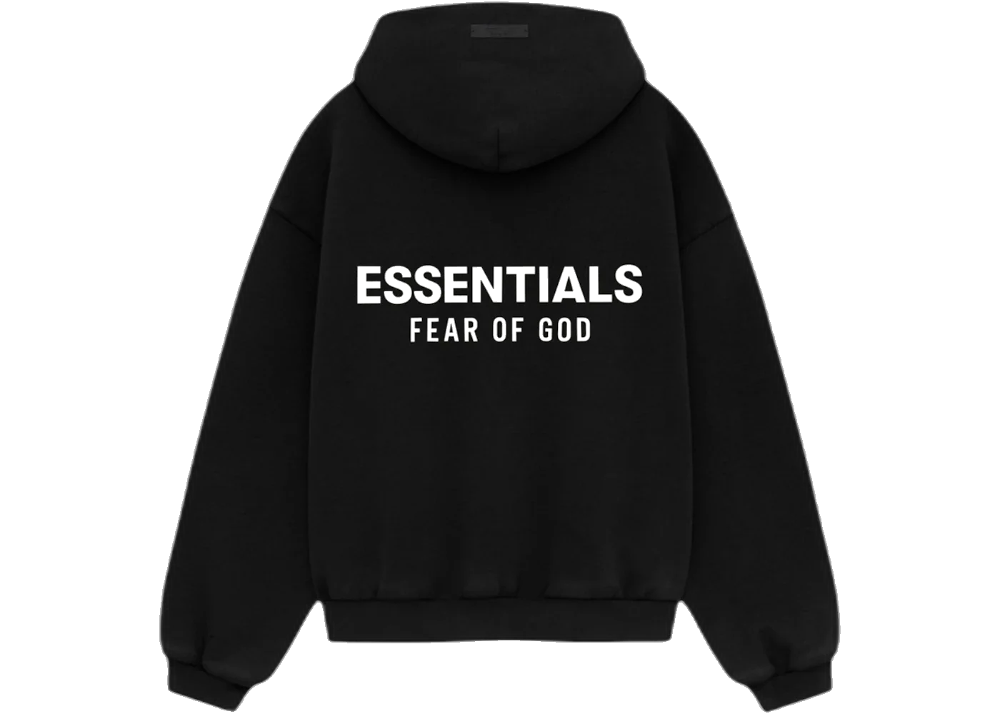 Fear of God Essentials Kids Fleece Hoodie (FW24) Black