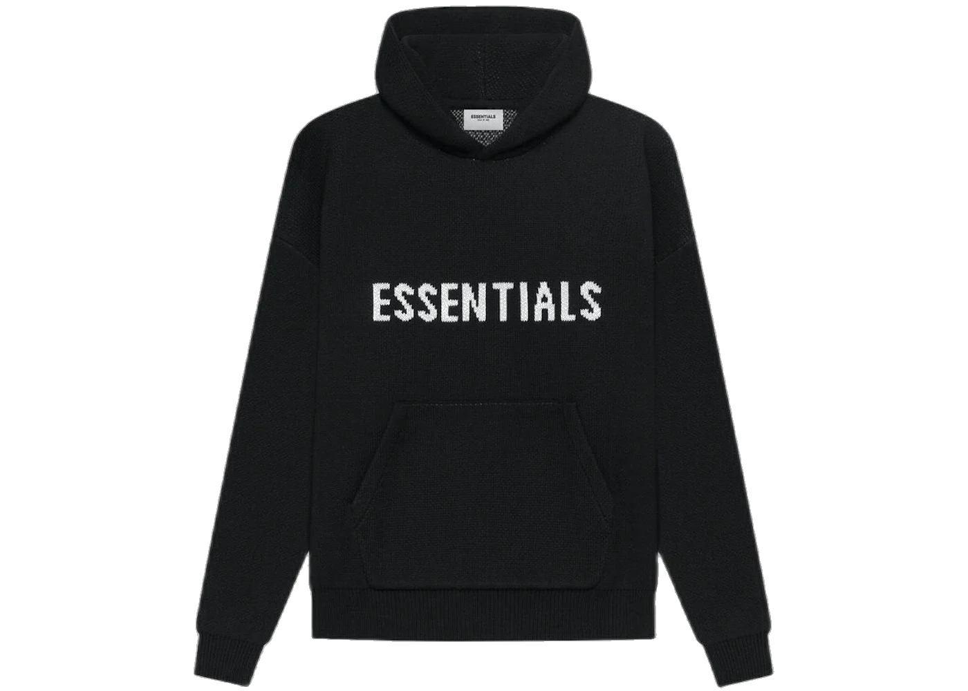 Fear of God Essentials Knit Pullover Hoodie (SS21) Black