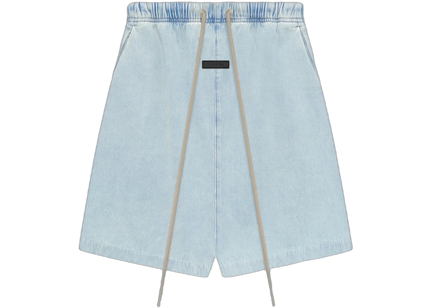 Fear of God Essentials Relaxed Short Light Wash Denim