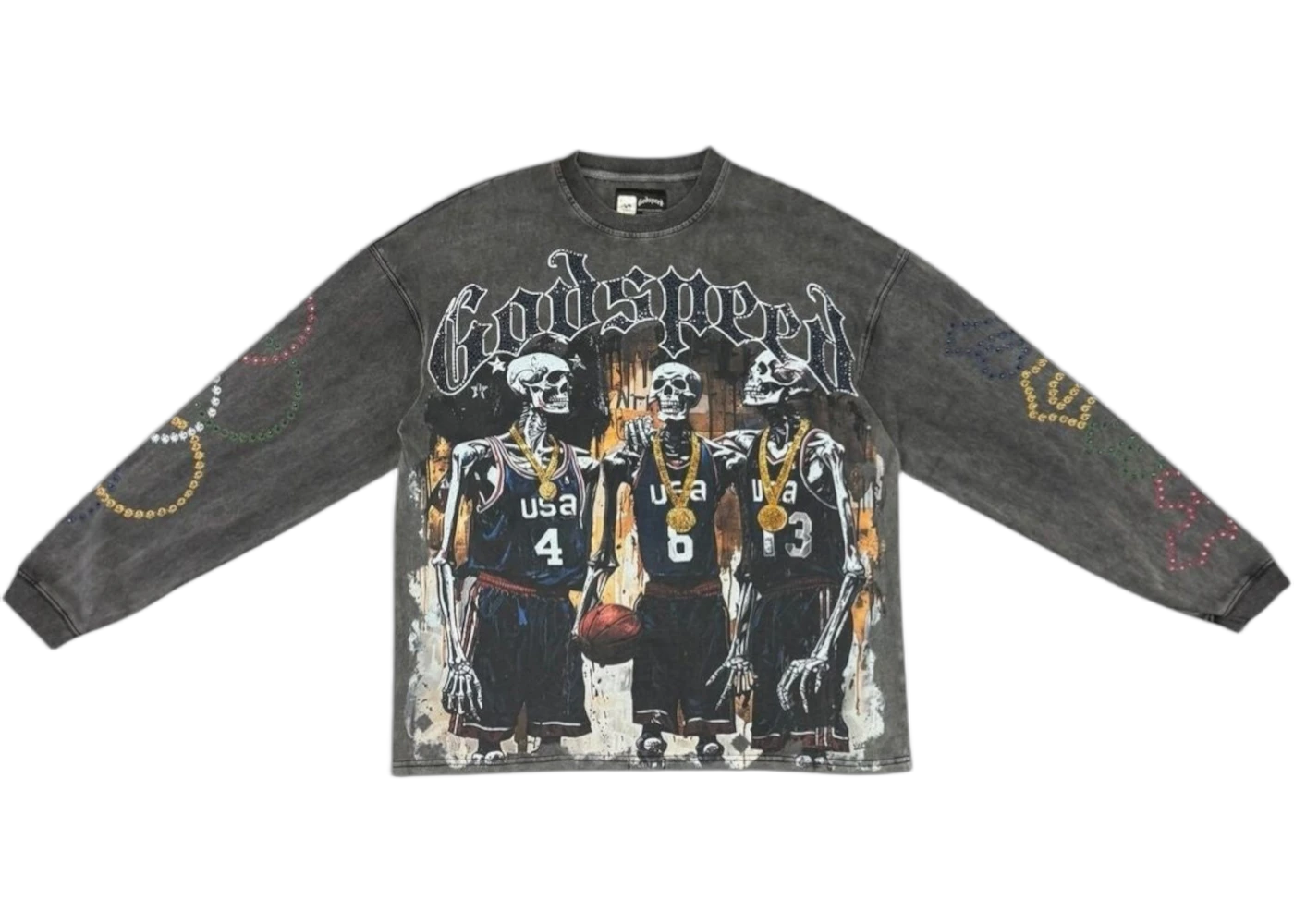Godspeed Dreamteam 24 Long-Sleeve VVS Tee Black Wash