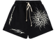 Hellstar Flame Yang Short Black